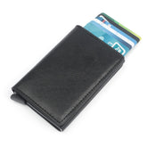 PU Automatic RFID Multi-Function Card Holder